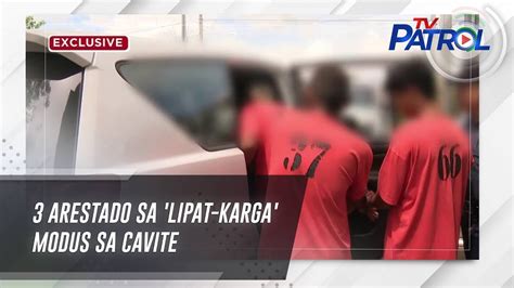 3 arestado sa carnapping at qualified theft sa Imus, Cavite.